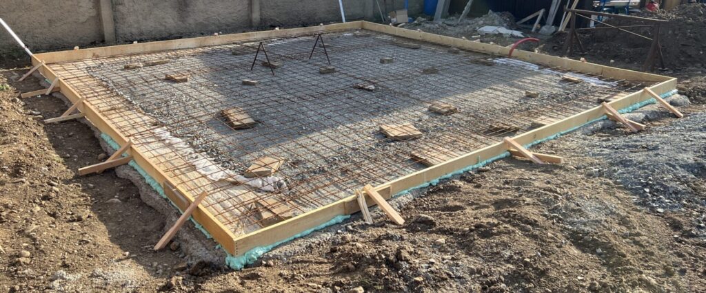 Základová deska armování betonování Mělník